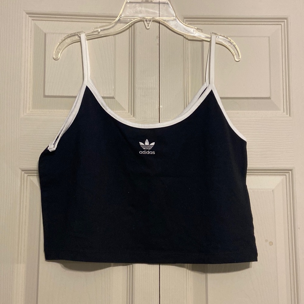 Black Adidas Crop Top